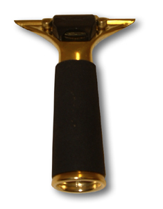 Ettore Brass Quick Release Handle with handle grip 