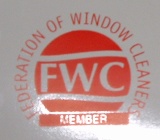 Sticker FWC Logo 2" x 2" outside 