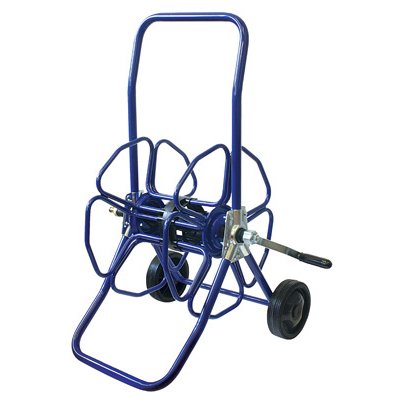 Hose Reel Metal with wheels and built up ready for the hose