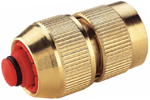 Waterfed Hoselock Brass half inch water stop hose connector